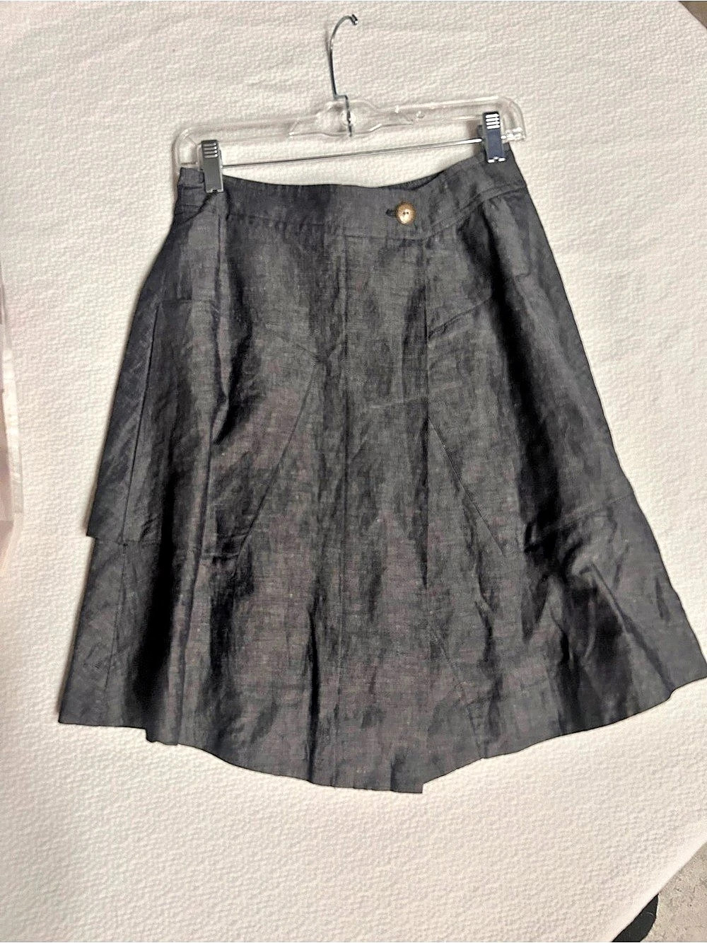 Anthropologie Black A-Line Skirt Like New